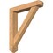 Ekena Millwork Traditional Arts and Crafts Smooth Bracket w/ Offset Brace, Western Red Cedar, 5 1/2"W x 30"D x 34"H BKT0604X30X34TRA03SWR - alternate 1